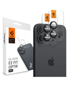 iPhone 16 / 16 Plus Spigen Optik Zaštita za Kameru EZ-FIT 2Pack Black