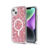 iPhone 15 Sparkly Glitter MagSafe Pink