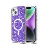 iPhone 14 Sparkly Glitter MagSafe Purple