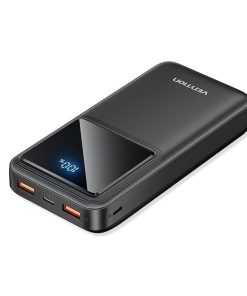 Vention FHLB0 PD 22.5W, 20000mAh, Power Bank Crni