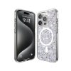 iPhone 15 Pro Max maskica Sparkly Glitter MagSafe White