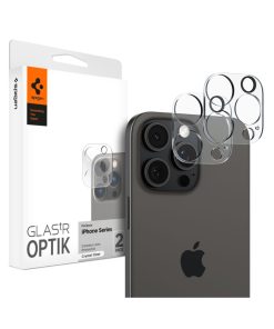 iPhone 15 Pro / 15 Pro Max / 16 Pro / 16 Pro Max Spigen Zaštitna Stakla Za Kameru Clear 2pack