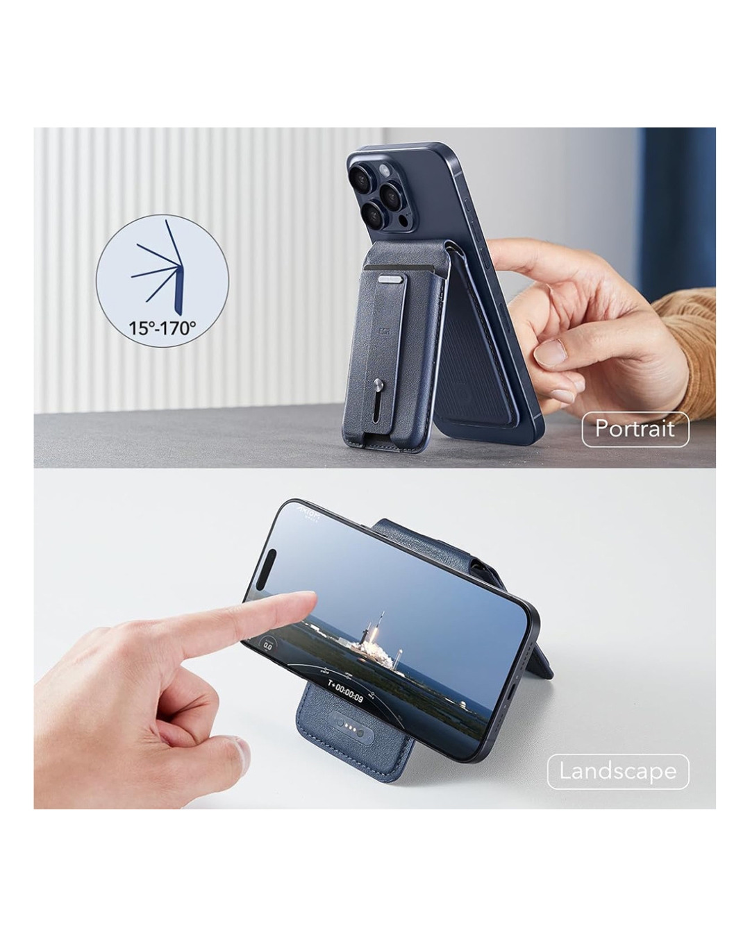 Esr MagSafe novčanik i stolni držač Dizajn bez naslova 2025 09 17T202721.649