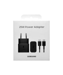 Samsung 25W + kabel Type C 100cm Kućni Punjač Crni Blister