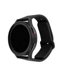 Fixed sportska silikonska narukvica 20mm, Galaxy Watch 4/5/Active 2, Huawei Watch GT 3 (42mm) / GT3 Pro (43mm) Crna