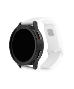Fixed sportska silikonska narukvica 20mm, Galaxy Watch 4/5/Active 2, Huawei Watch GT 3 (42mm) / GT 3 Pro (43mm) Bijela