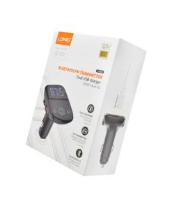 LDNIO C706Q FM Transmiter i Auto Punjač 3.5mm + TF + USB Type C kabel Crna