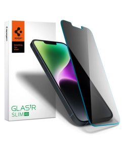 iPhone 13 / 13 Pro / 14 / 16e  zaštitno staklo Spigen Glas.tR Slim Privacy
