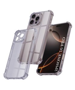 iPhone 16 Pro maskica Techsuit Shockproof zadimljeno Crna