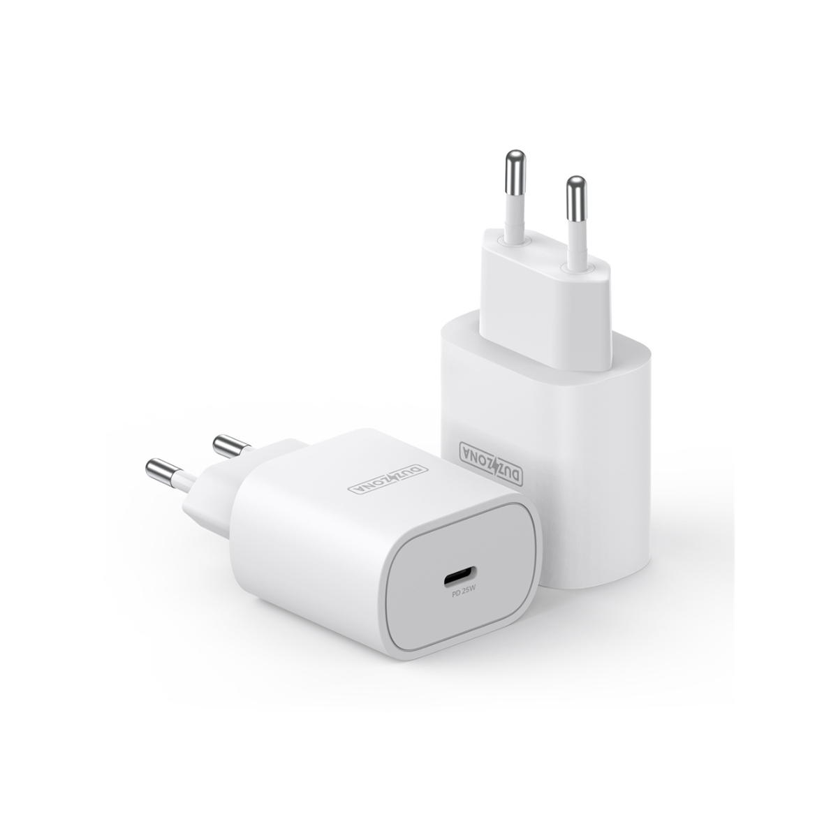 DUZZONA T6 KUCNI PUNJAC 25W TIP C FAST CHARGING BIJELI