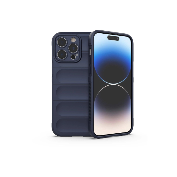 IPHONE 14 PRO MAX TPU MAGIC SHIELD CASE FLEXIBLE ARMORED DARK BLUE COVER 3651