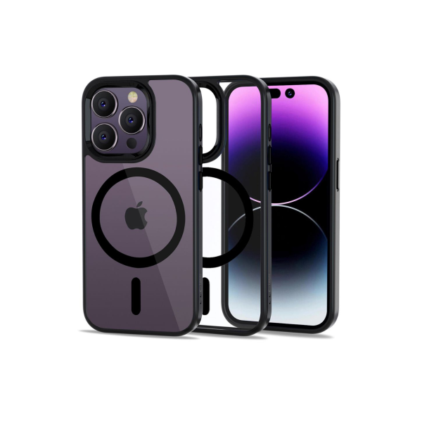 IPHONE 14 PRO MAX TPU MAGMAT MAGSAFE BLACK CLEAR 3329