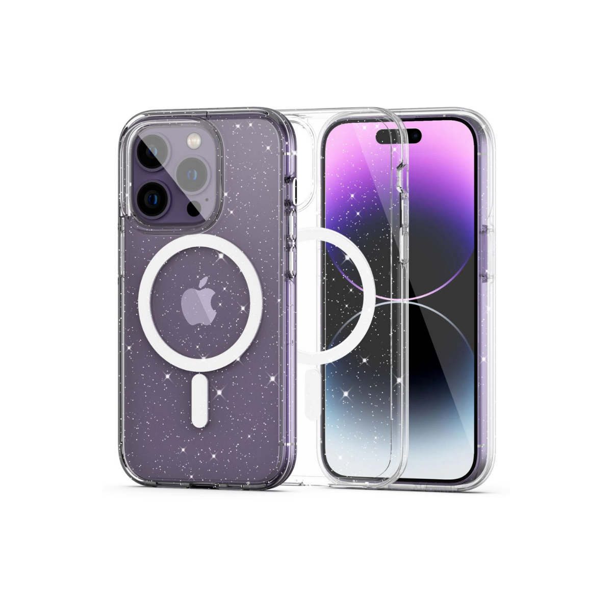 IPHONE 14 PRO TPU FLEXAIR HYBRID MAGSAFE GLITTER 2300