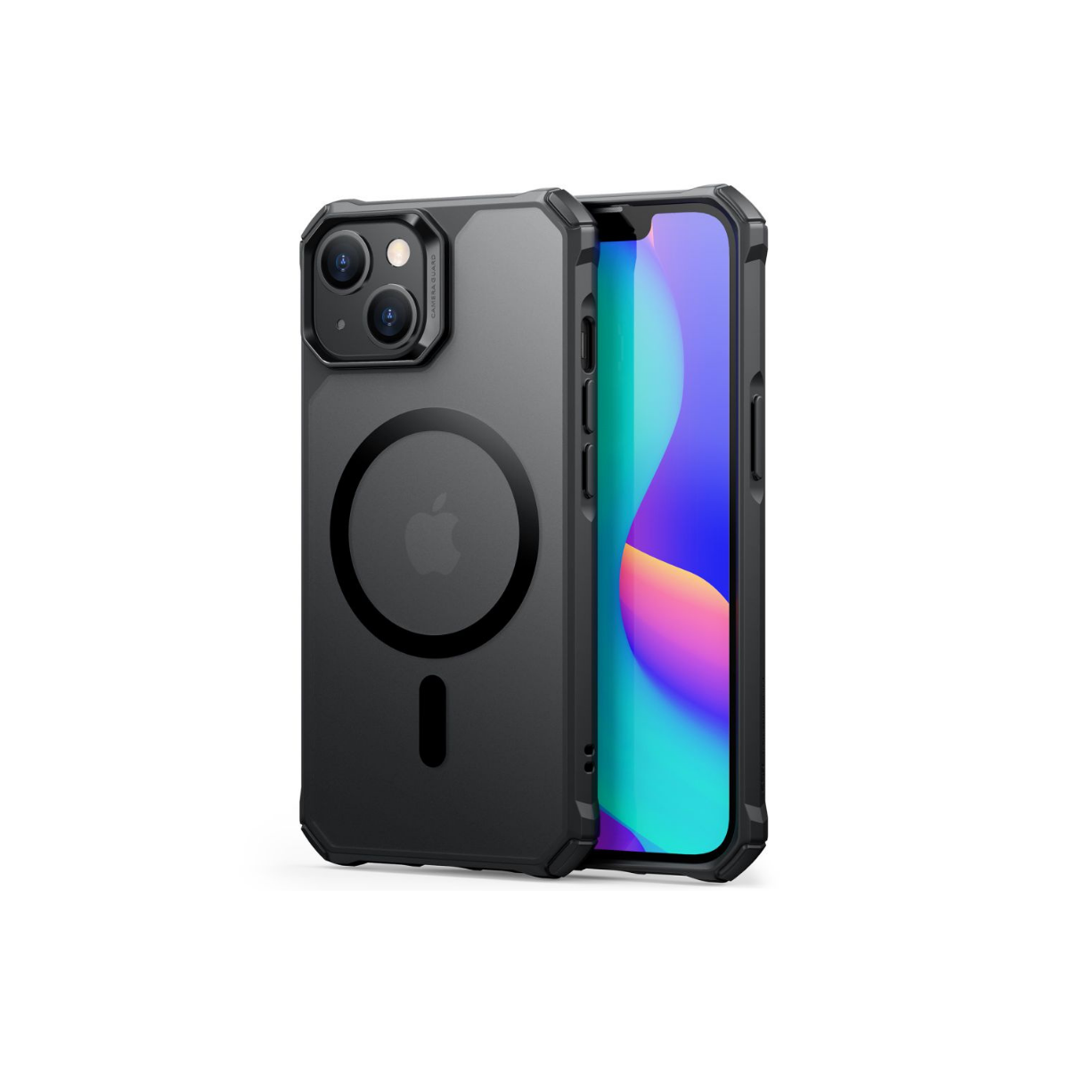IPHONE 14 TPU ESR AIR ARMOR HALOLOCK FROSTED BLACK 2817