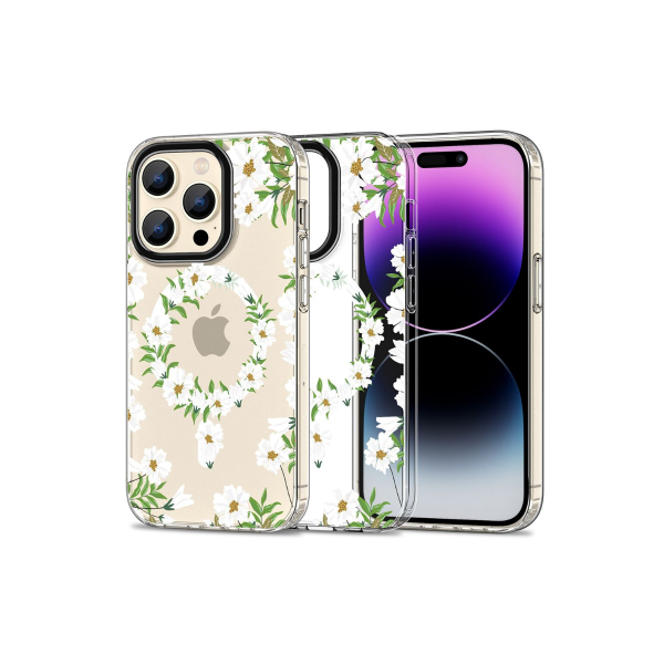 IPHONE 15 PRO MAX TPU MAGMOOD WHITE DAISY 2949