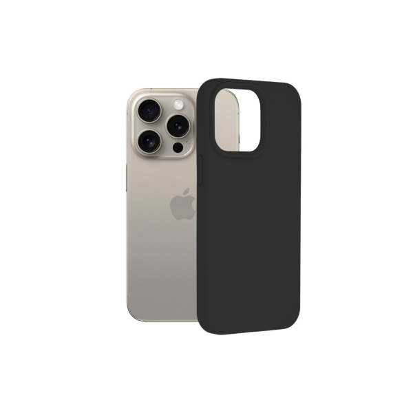 IPHONE 15 PRO MAX TPU SOFT EDGE SILICONE CRNA 2540