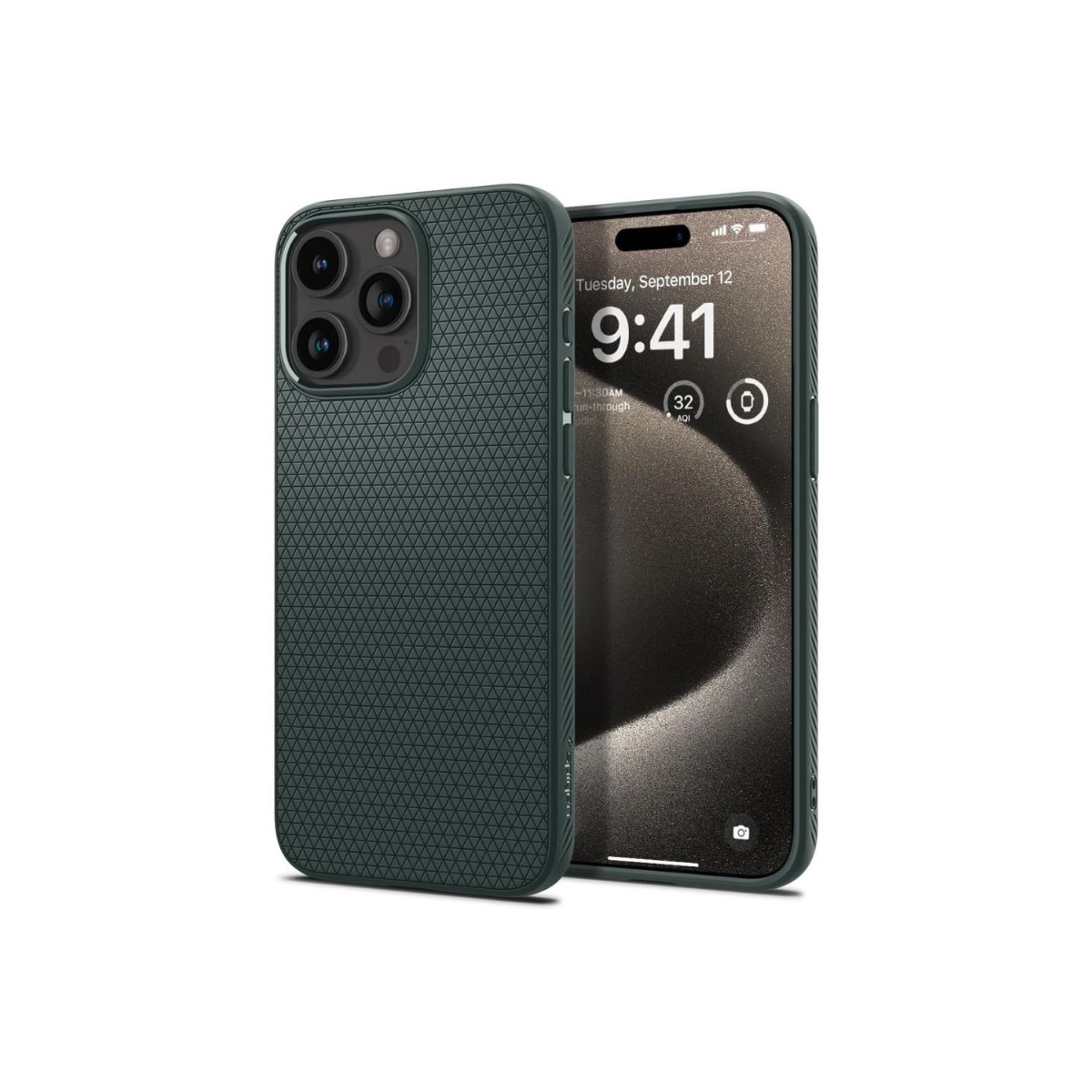 IPHONE 15 PRO MAX TPU SPIGEN LIQUID AIR ABYSS GREEN 2592
