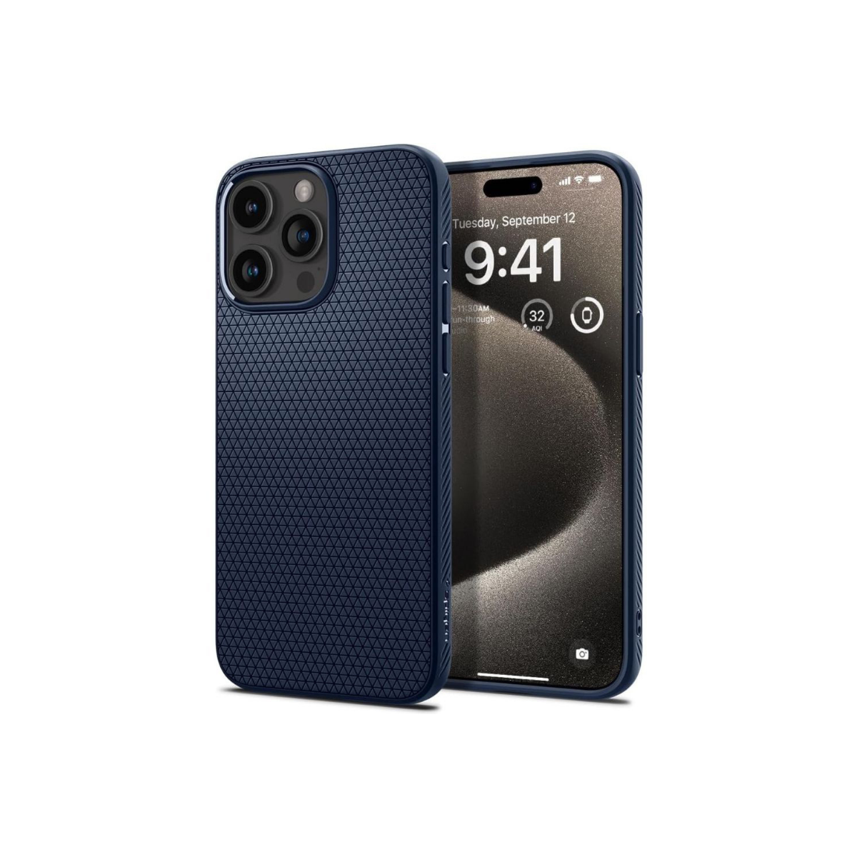 IPHONE 15 PRO MAX TPU SPIGEN LIQUID AIR NAVY BLUE 2591