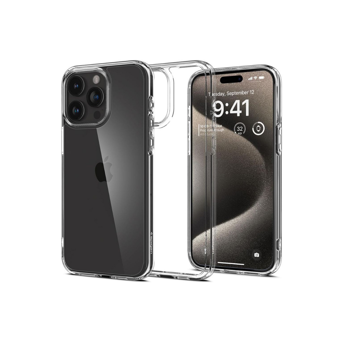 IPHONE 15 PRO MAX TPU SPIGEN ULTRA HYBRID CLEAR 3318