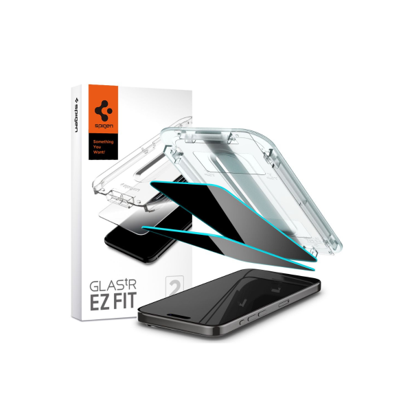 IPHONE 15 PRO STAKLO SPIGEN EZ FIT 2 KOM PRIVACY 2878
