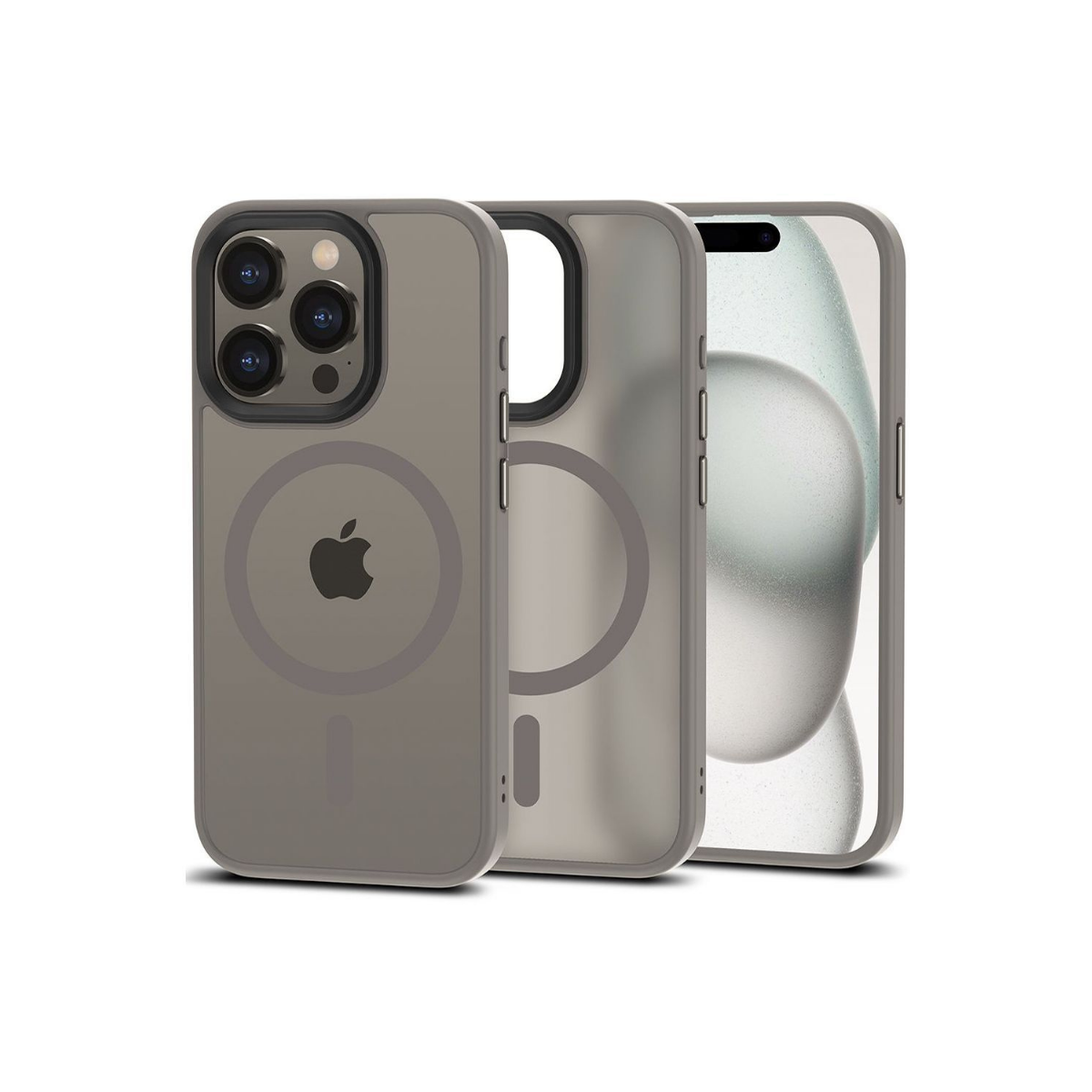 IPHONE 15 PRO TPU MAGMAT MAGSAFE MATTE TITANIUM 2313