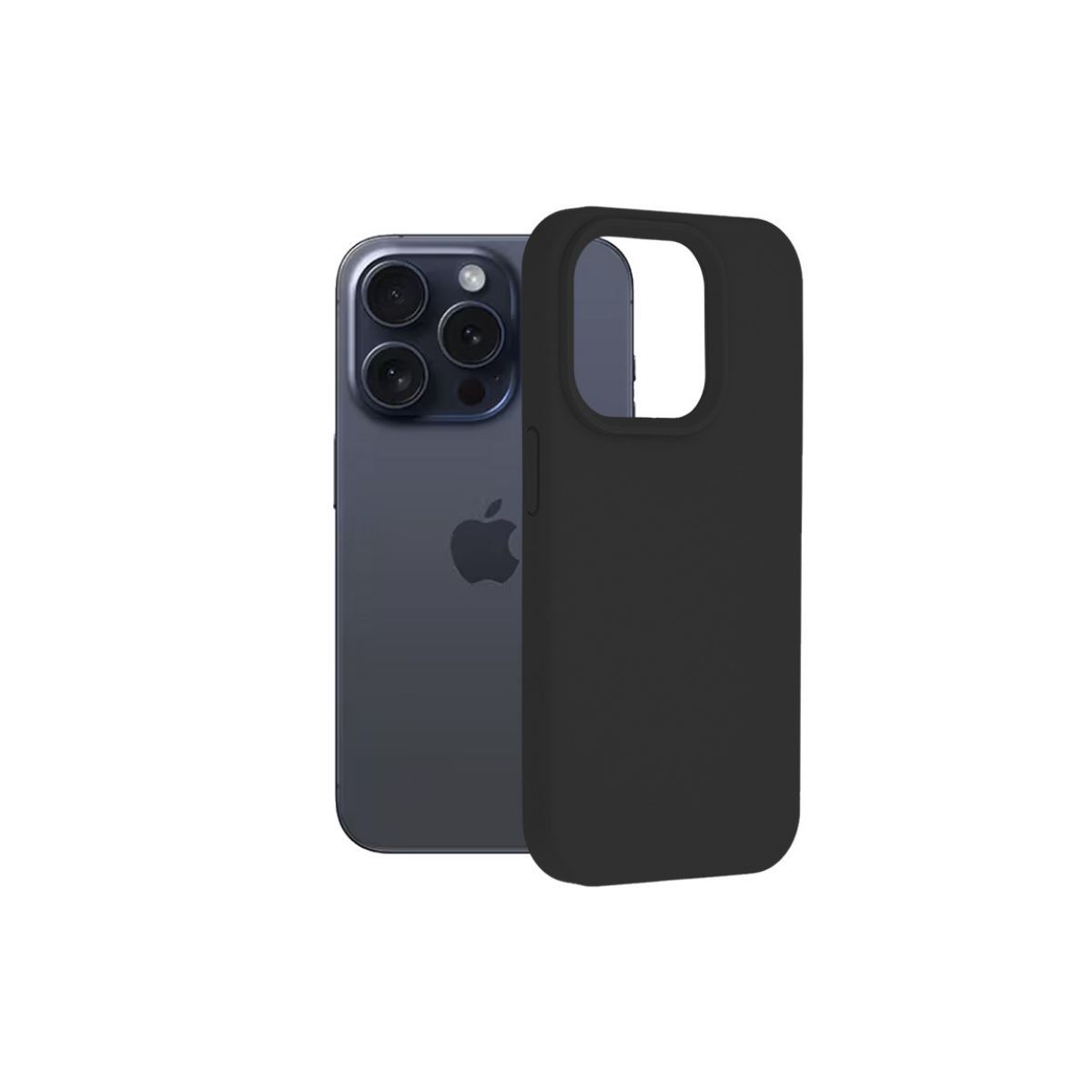 IPHONE 15 PRO TPU SOFT EDGE SILICONE CRNA 2538