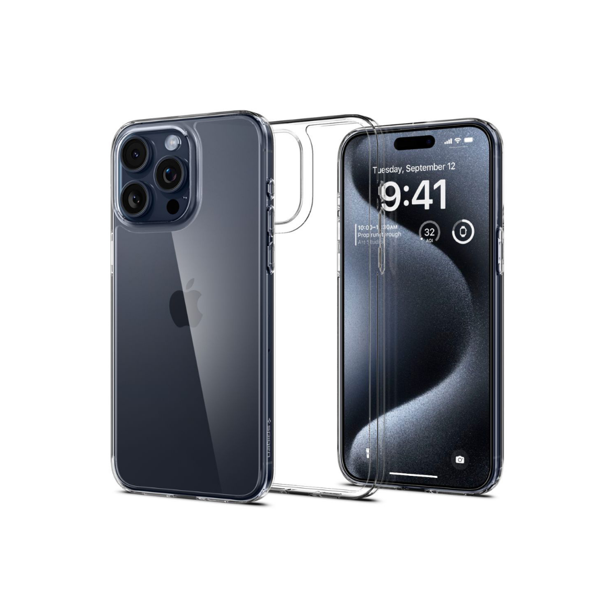 IPHONE 15 PRO TPU SPIGEN AIR SKIN HYBRID CRYSTAL CLEAR 2397
