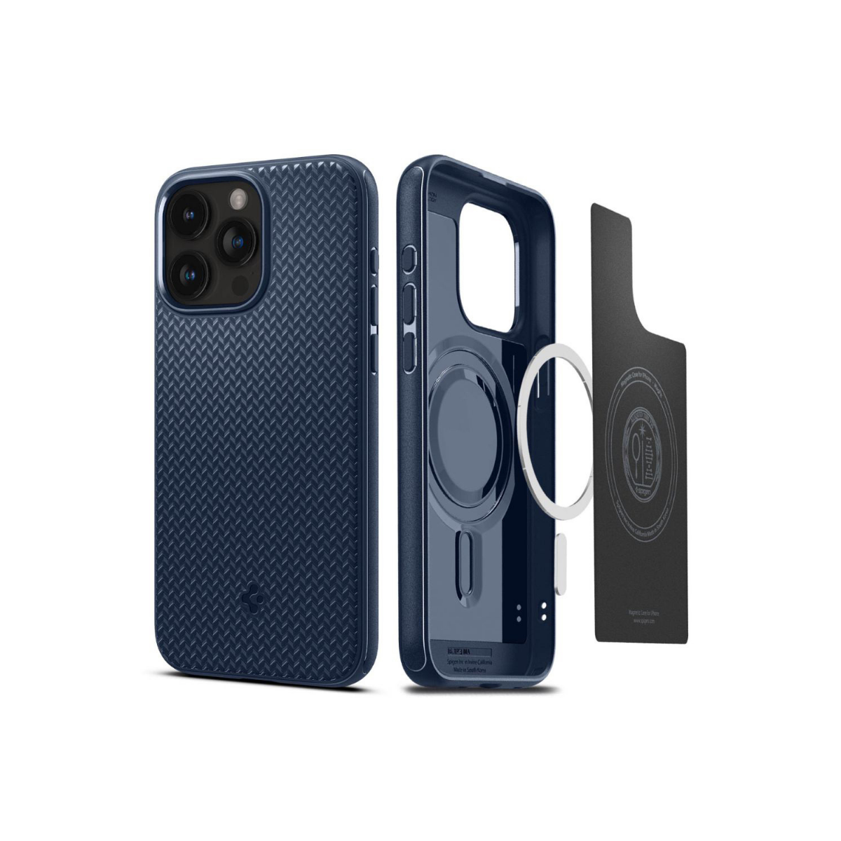 IPHONE 15 PRO TPU SPIGEN MAG ARMOR NAVY BLUE 2395