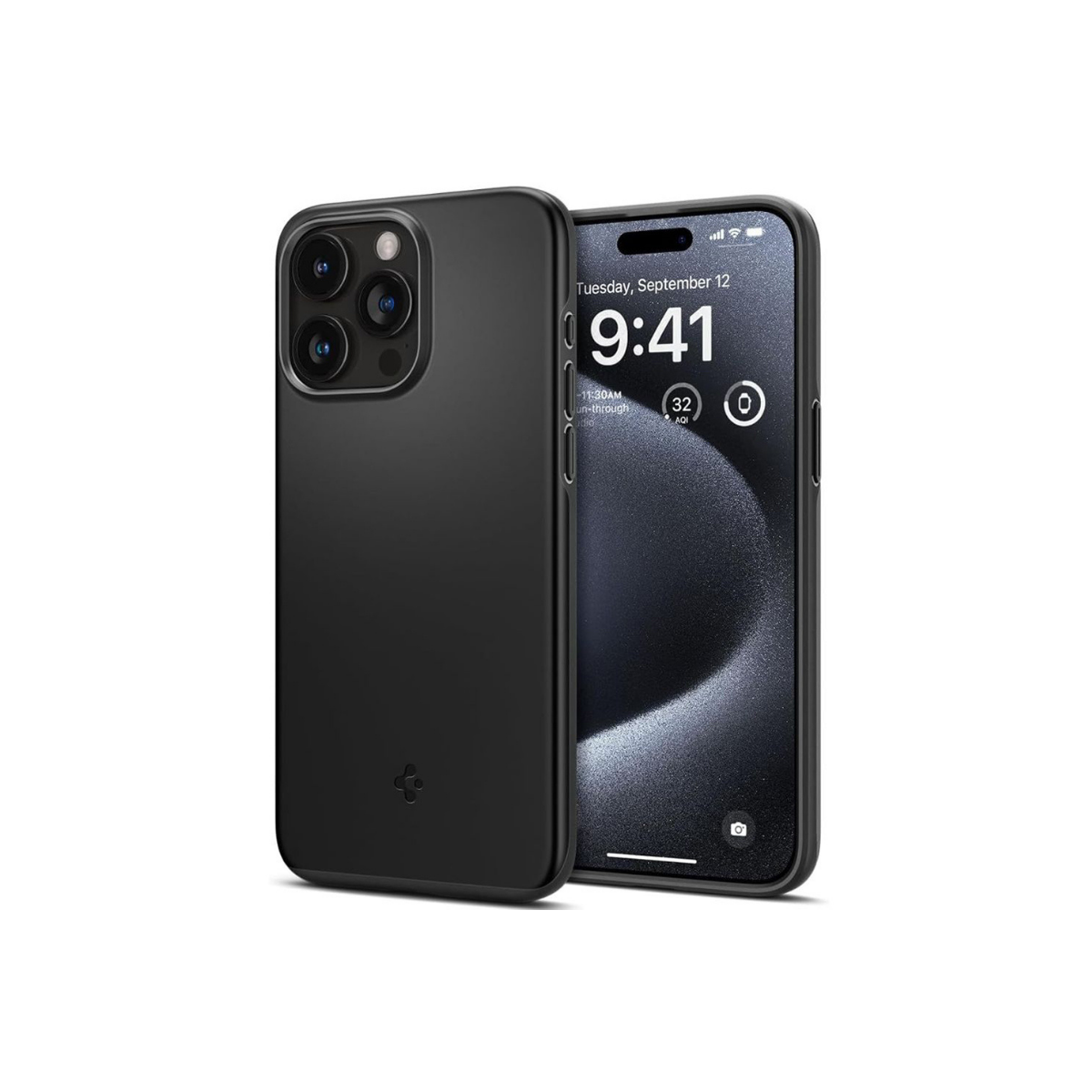 IPHONE 15 PRO TPU SPIGEN THIN FIT CRNA 2393