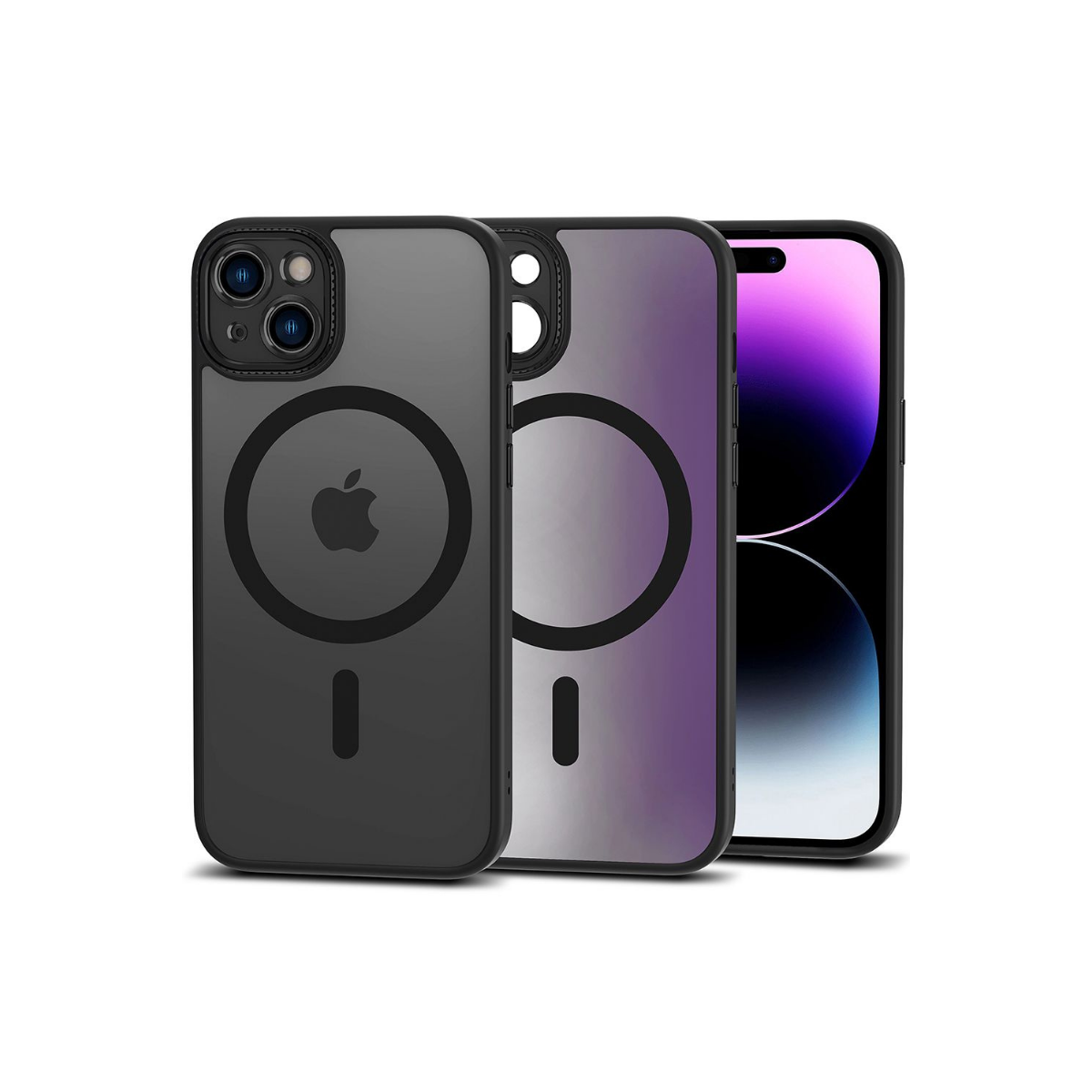 IPHONE 15 TPU MAGMAT CAM MAGSAFE MATTE BLACK 2923