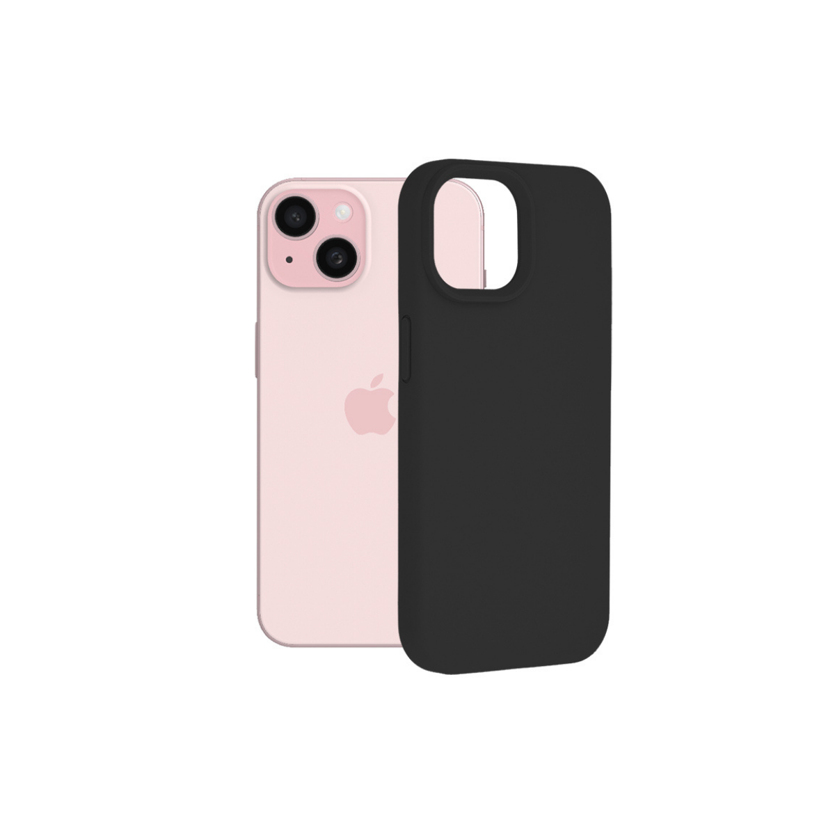 IPHONE 15 TPU SOFT EDGE SILICONE CRNA 2536