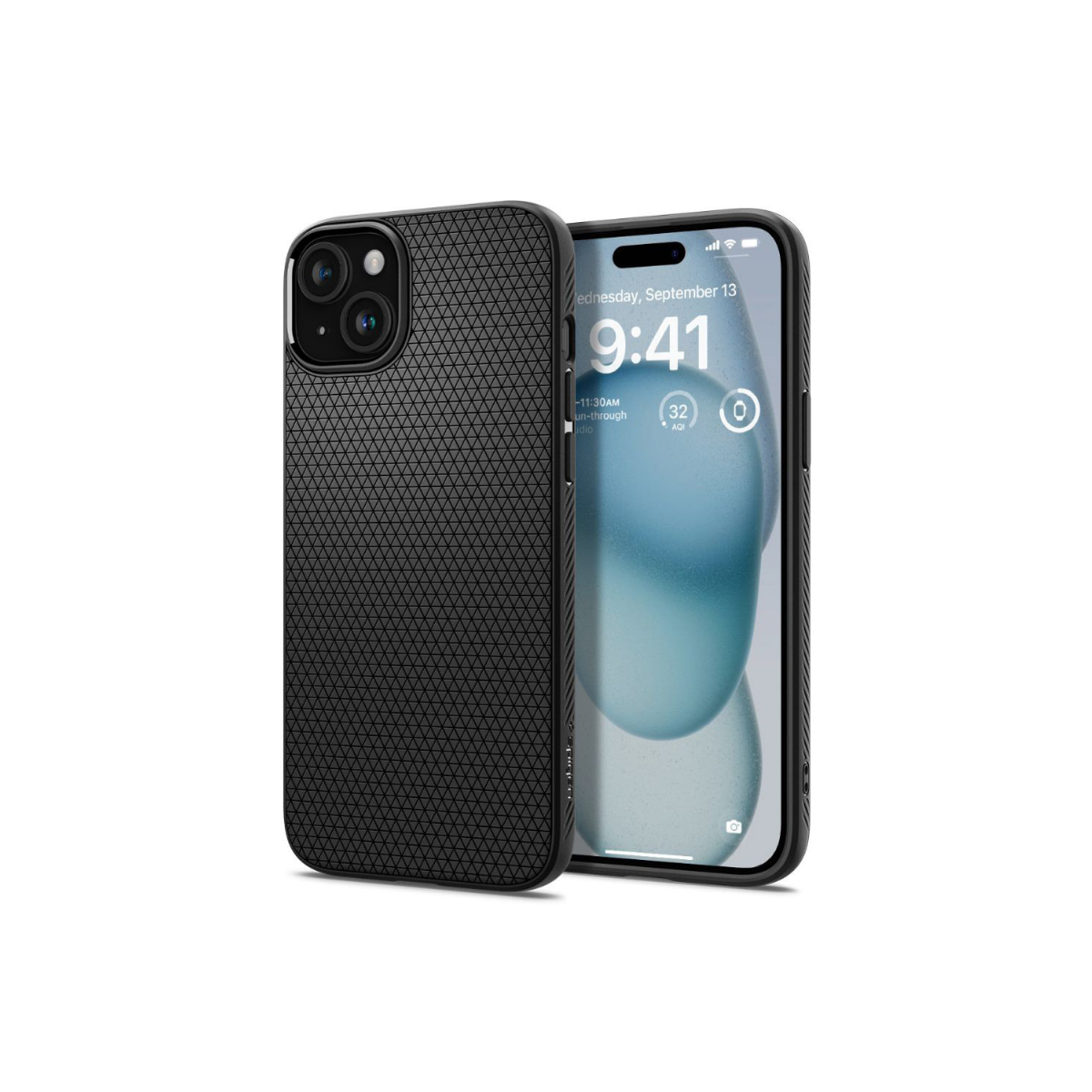 IPHONE 15 TPU SPIGEN LIQUID AIR MATTE BLACK 3310