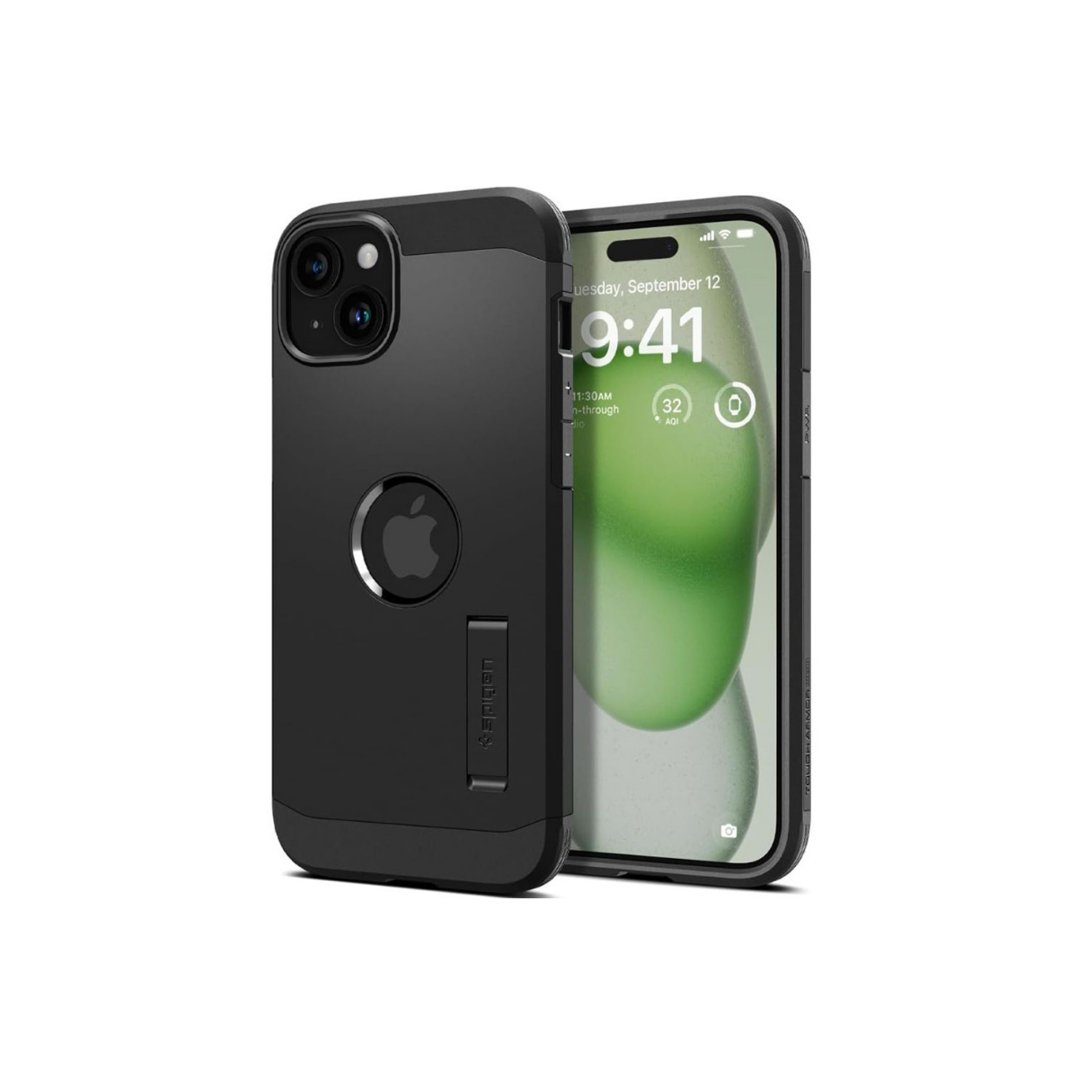IPHONE 15 TPU SPIGEN TOUGH ARMOR MAGSAFE CRNA 2596