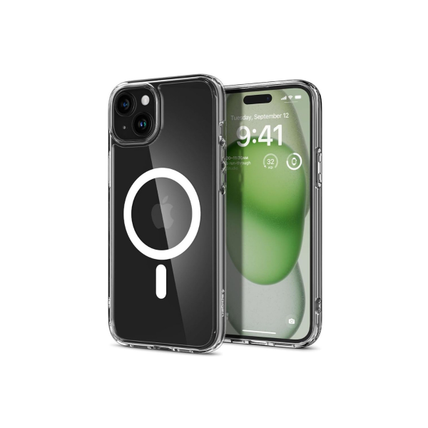 IPHONE 15 TPU SPIGEN ULTRA HYBRID MAGSAFE WHITE 3319