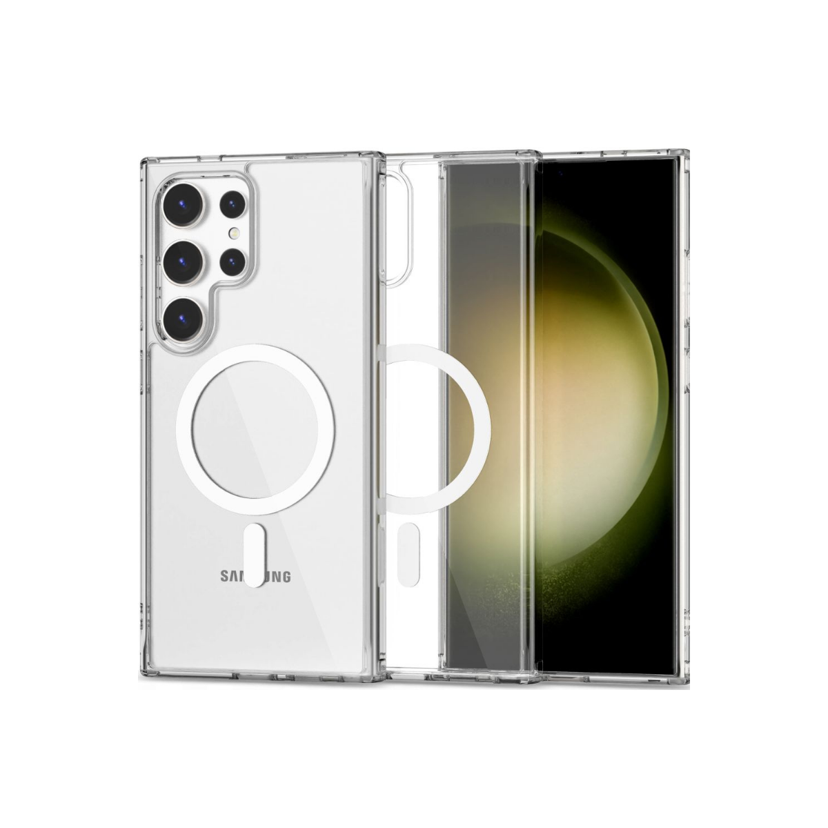 SAMSUNG S24 ULTRA TPU FLEXAIR HYBRID MAGSAFE CLEAR 3071