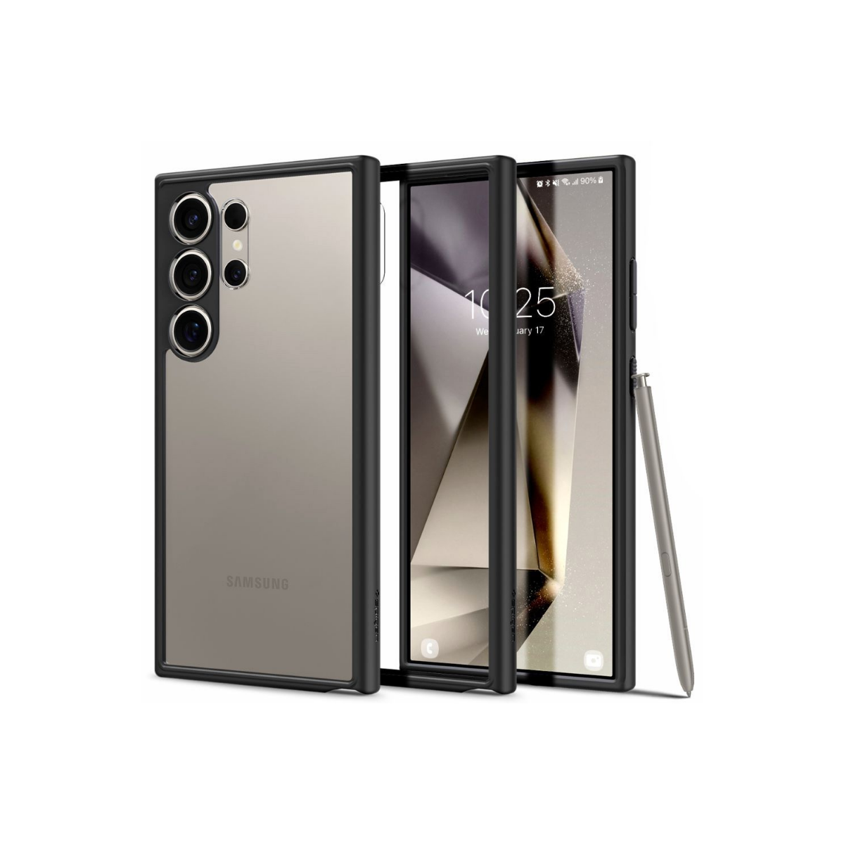 SAMSUNG S24 ULTRA TPU SPIGEN ULTRA HYBRID MATTE BLACK 3471