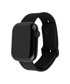 Fixed sportska silikonska narukvica 32mm za Apple Watch 1/2/3/4/5/6/7/8/9/10/SE/SE 2 (38/40/41/42mm) Crna