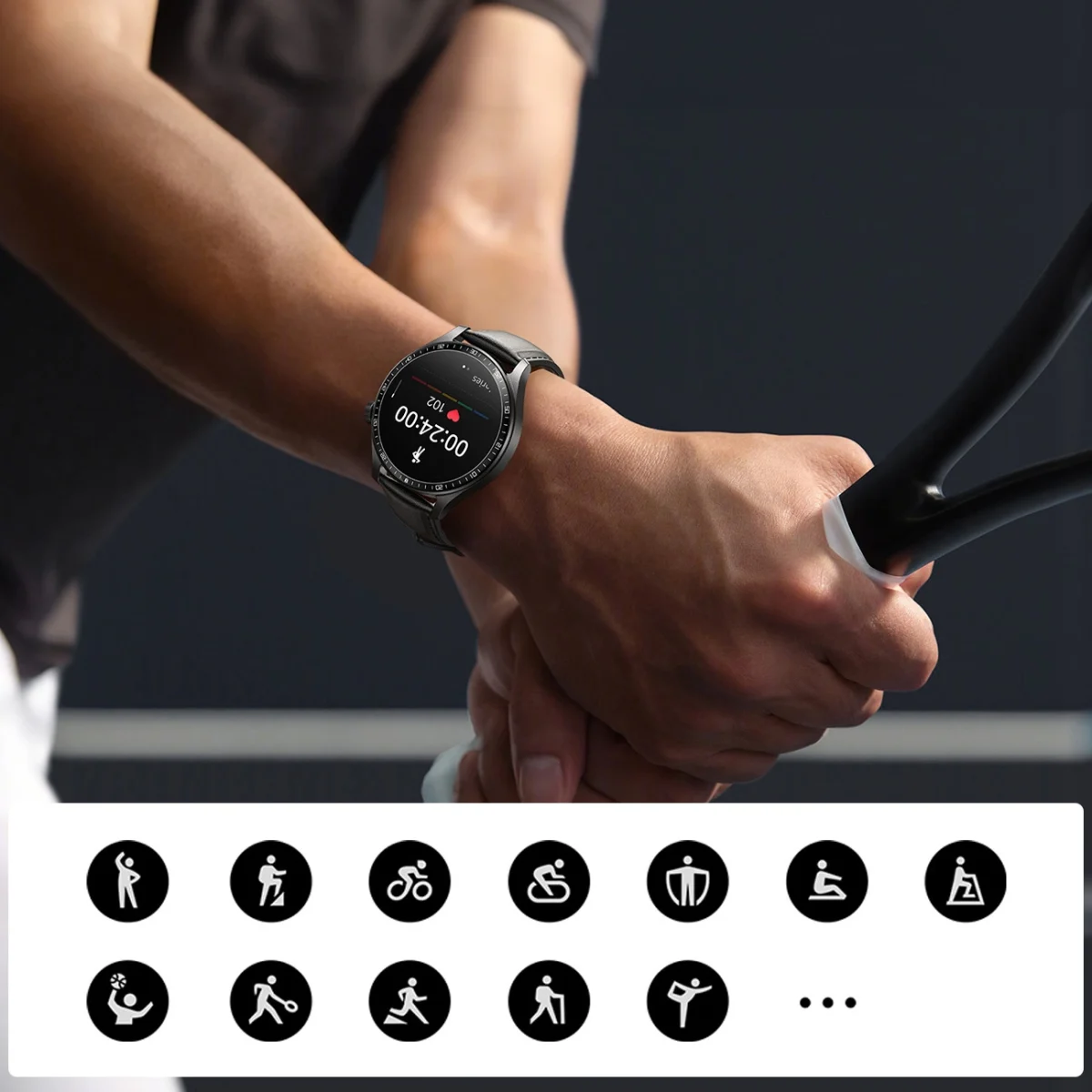 eng pl Joyroom Classic Series JR FC2 Pro Smartwatch with Call Answering Function Dark Gray 181983 16