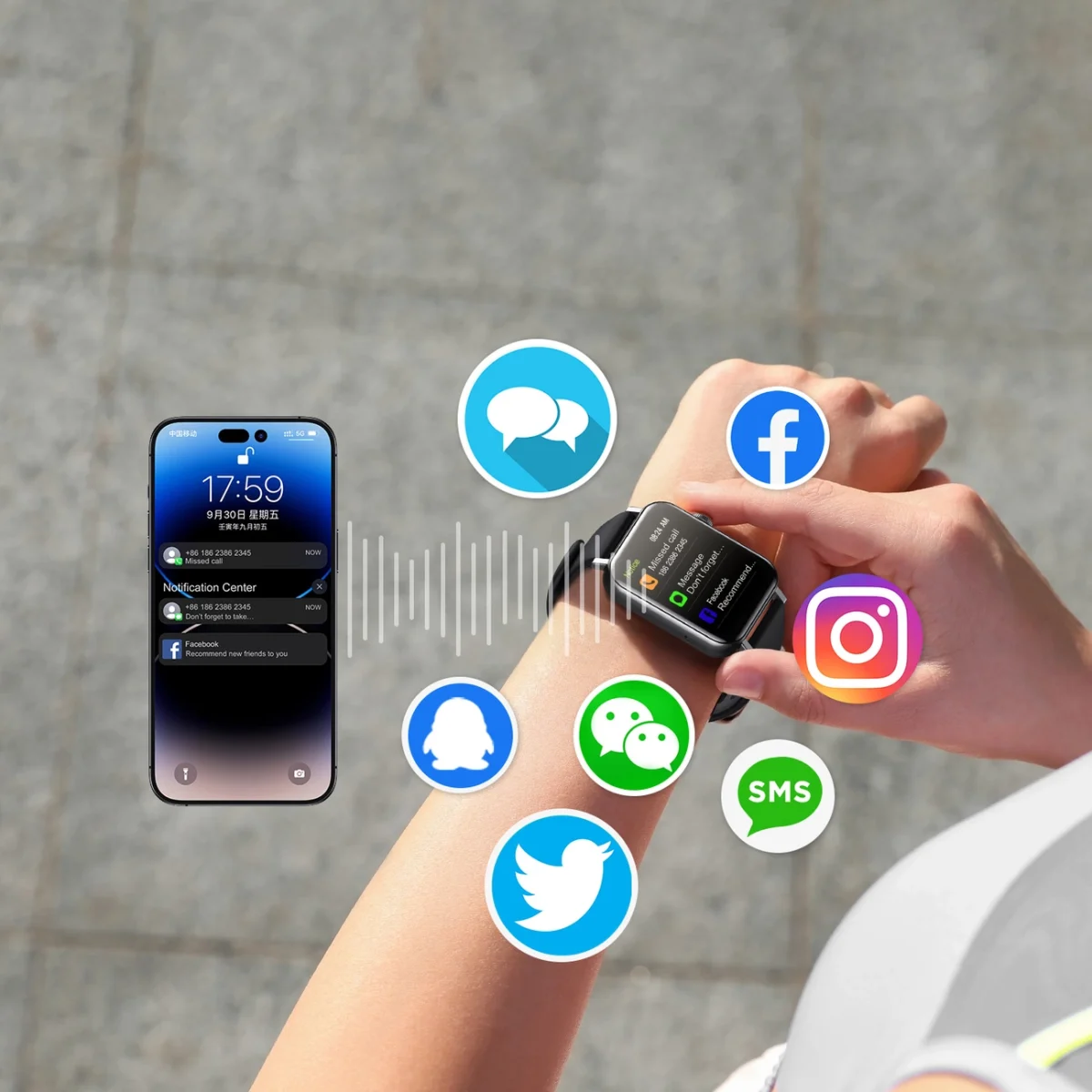 eng pl Joyroom Fit Life JR FT5 smartwatch with call answering function IP68 protection black 137643 11