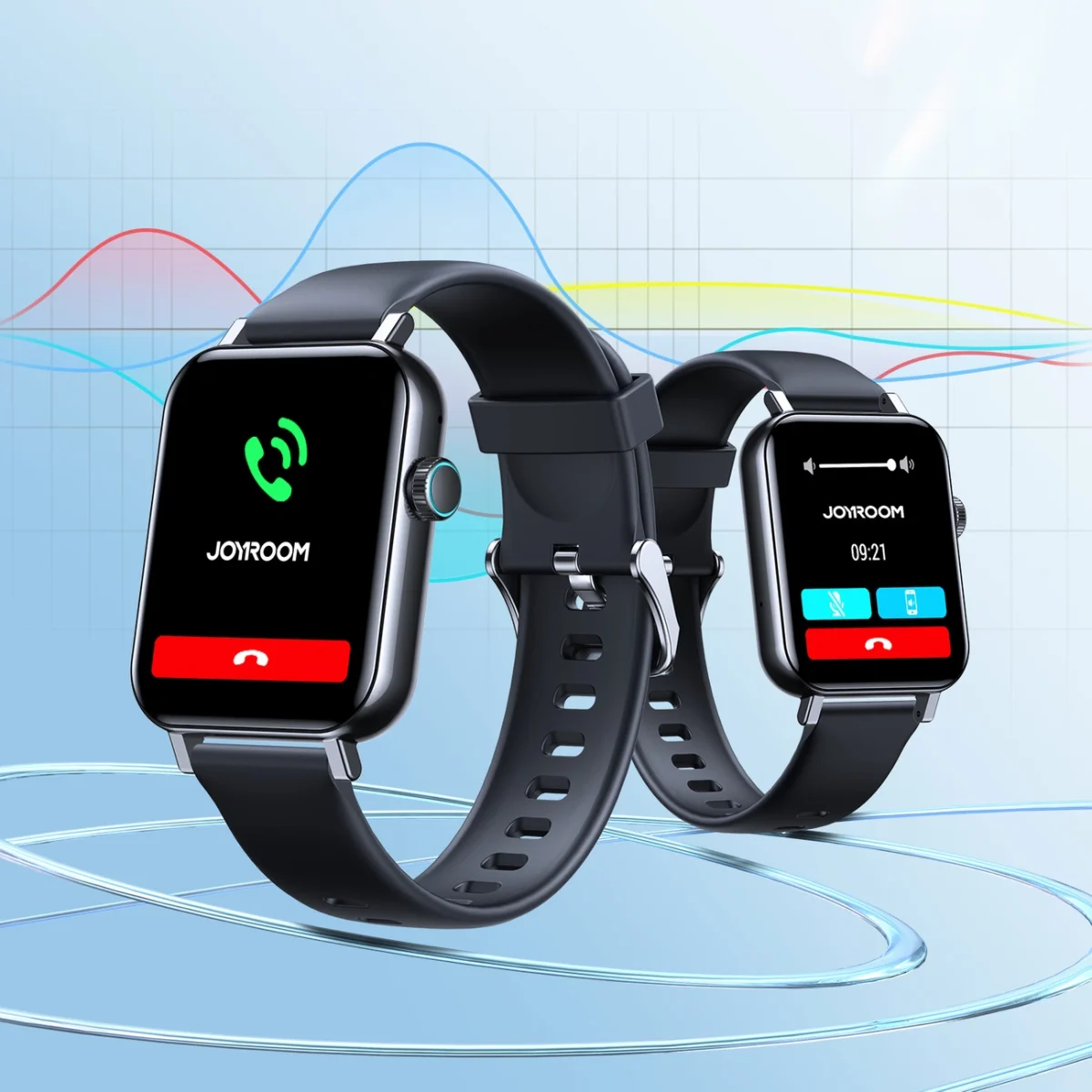 eng pl Joyroom Fit Life JR FT5 smartwatch with call answering function IP68 protection black 137643 8
