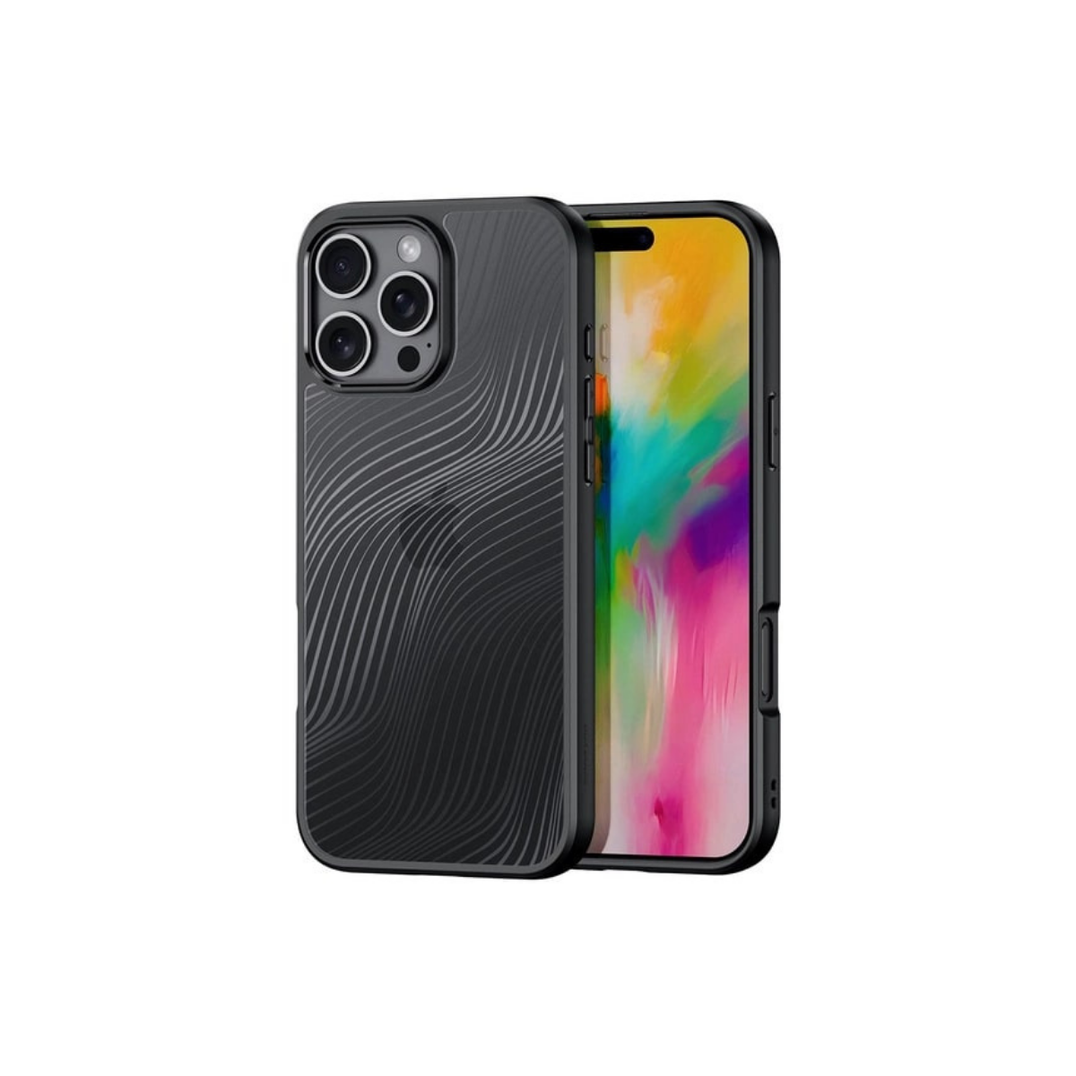 iPhone 16 Pro Dux Ducis Aimo Series Black 4530