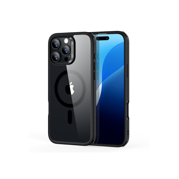 iPhone 16 Pro ESR Classic Hybrid HaloLock Clear Black 4666