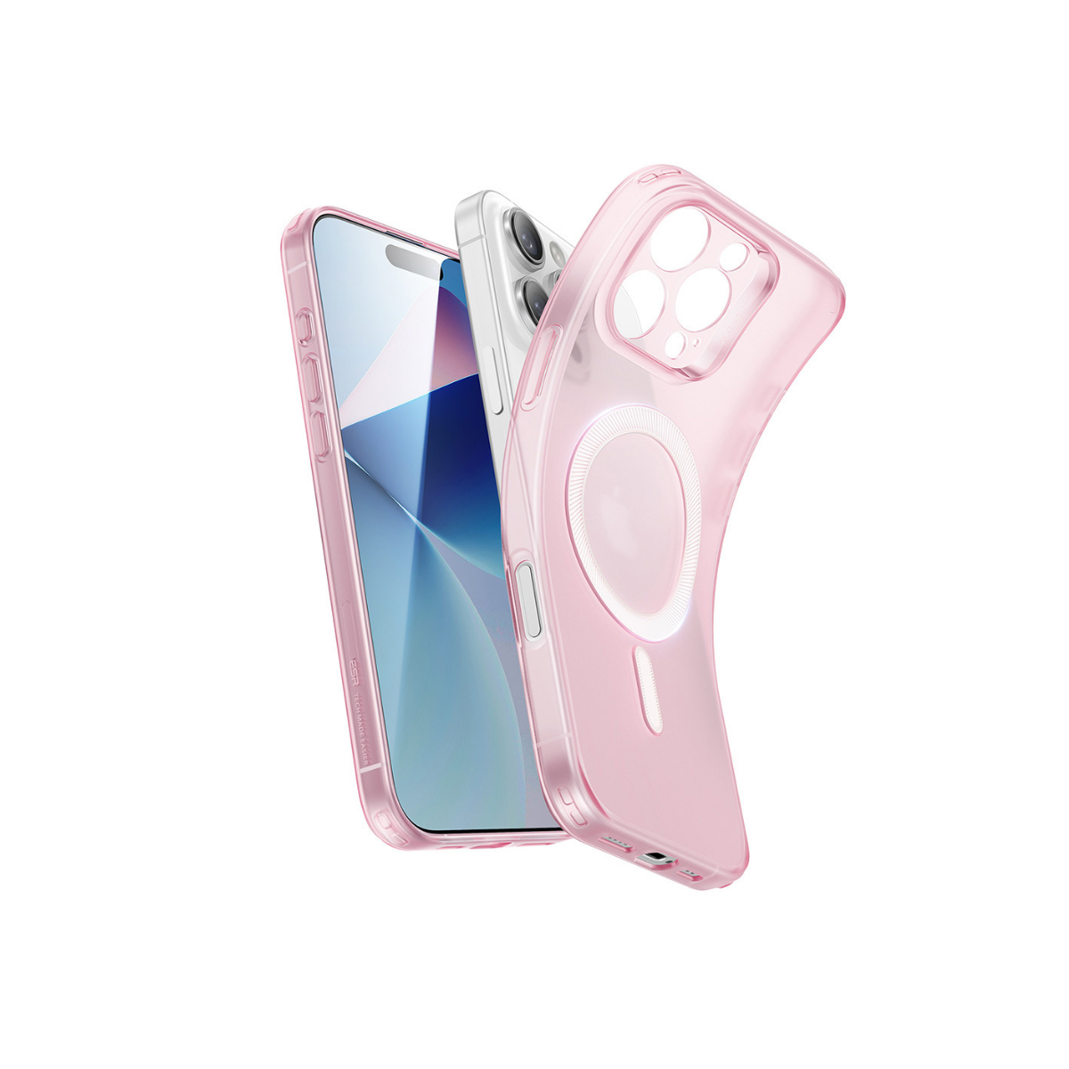 iPhone 16 Pro ESR Zero HaloLock Frosted Pink 4614