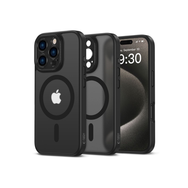 iPhone 16 Pro Max Tech Protect Magcam MagSafe Matte Black 4402