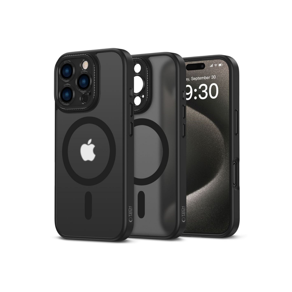 iPhone 16 Pro Tech Protect Magcam MagSafe Matte Black 4401