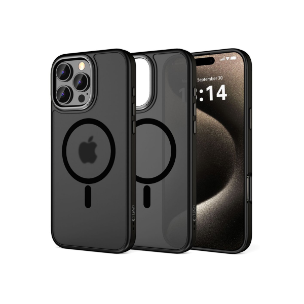 iPhone 16 Pro Tech Protect Magedge MagSafe Matte Black Gunmetal 4404