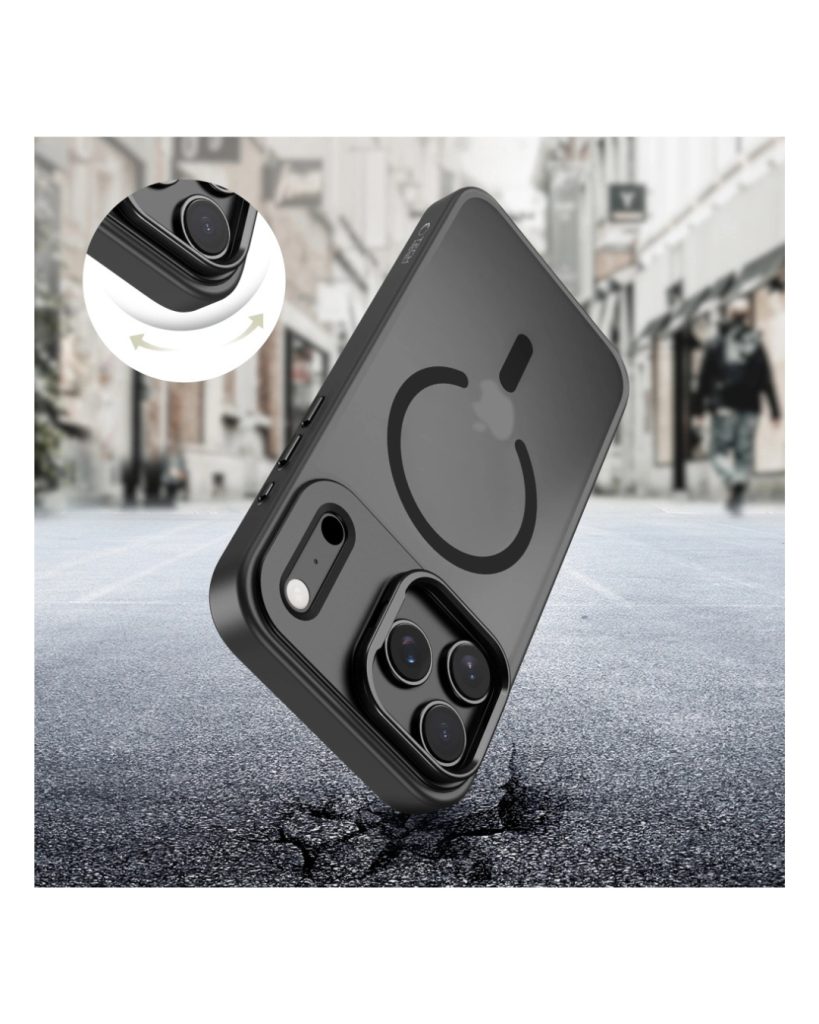 iPhone 17 Pro maskica Tech Protect Magstand MagSafe Matte Black (2)