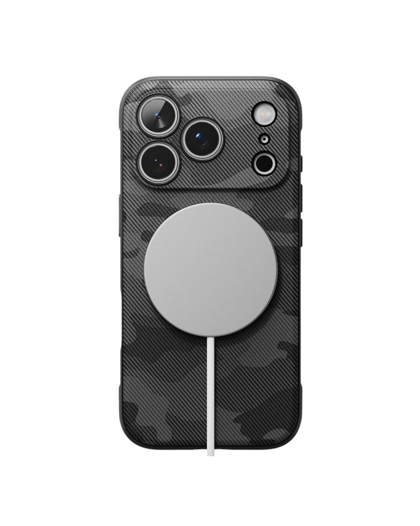 iPhone 17 Pro Max maskica Ringke Onyx MagSafe Camo Black (1)