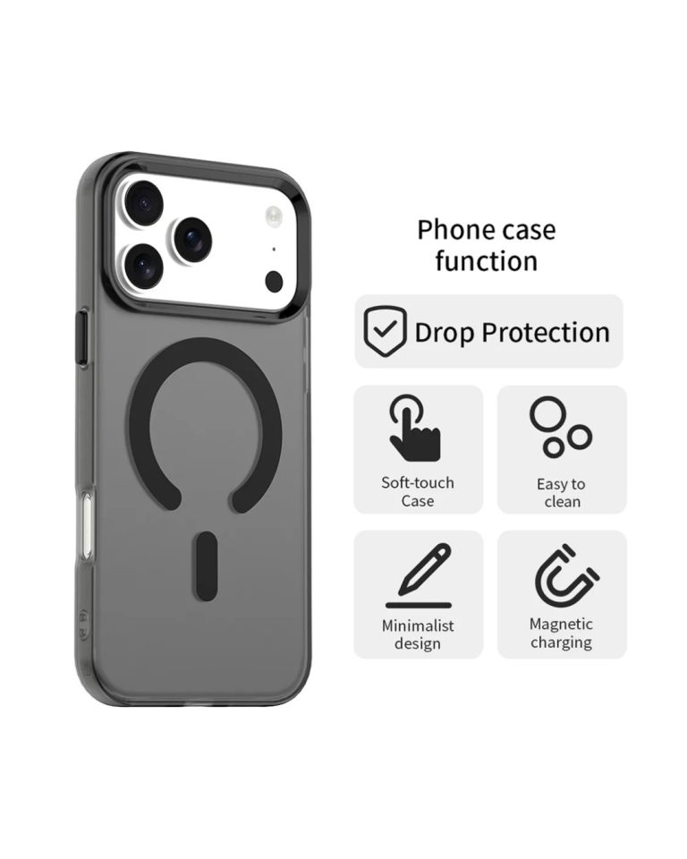 iPhone 17 Pro Max maskica Techsuit Candy MagSafe Crna