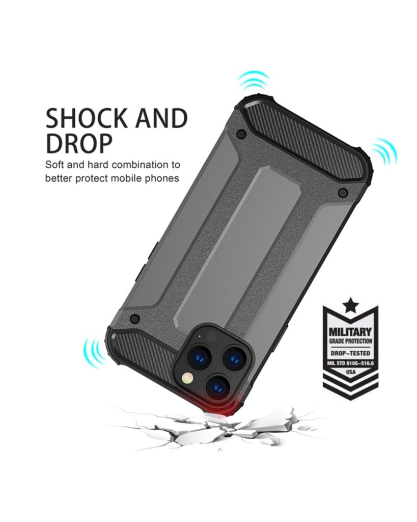 iPhone 17 Pro maskica Techsuit Hybrid Armor Black (3)